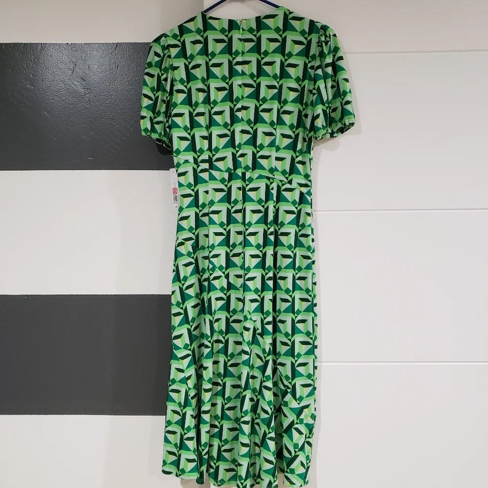 BNWT DONNA MORGAN dynamic geometric mint green beauty (2) - Picture 3 of 8